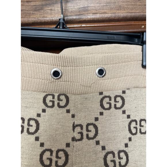 Gucci X Unskilled worker Jumbo GG Jogging Pants w/signature Web stripe trim XL - Picture 3 of 9